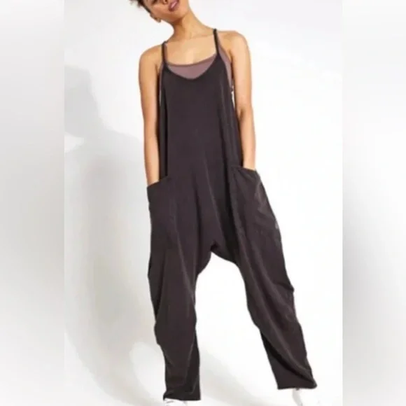 FREE PEOPLE ONESIE HOT SHOT in Washed Black NWOT sz S, M, L, XL - Picture 5 of 11